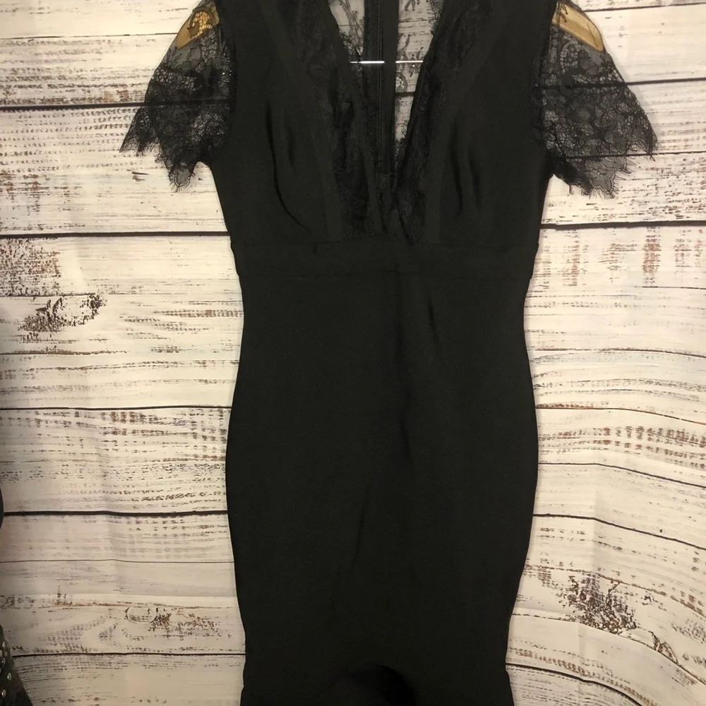 VENUS Black Bandage Strappy Dress size 2X 3X NWOT🔥🔥 - Picture 10 of 15